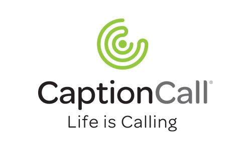CaptionCall Logo Vertical Tagline Color