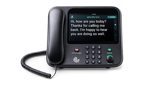 CaptionCall Phone Front